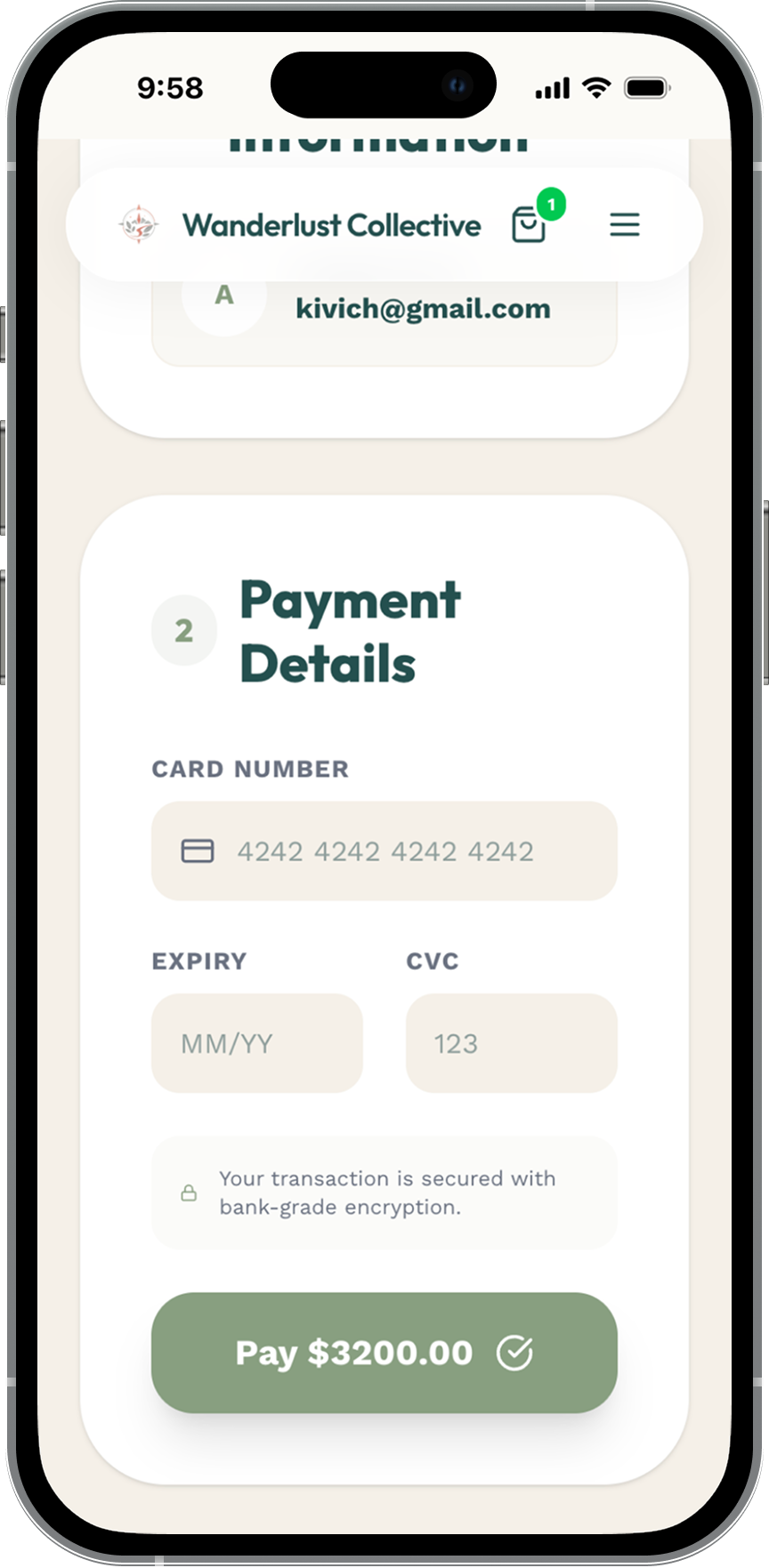 App screenshot